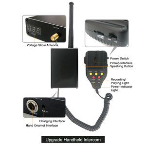 Foxtech M15สัญญาณเตือนกระจายเสียงแบบเรียลไทม์และลำโพงระบบโทรโข่งไร้สายไซเรนสำหรับ DJI M300 Drone Speaker UAV - Product Image 4