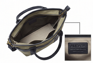 Sustainable Canvas Handbag Leather Handle Large Capacity Commuter Tote Minimalist Retro Shoulder <b>Bag</b> Men <b>Work</b> Travel Polyester - Product Image 4