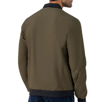 Blouson Bomber Léger Professionnel INVICTO INDUSTRY pour Homme, Col Montant, Coupe Slim, Style Streetwear, Personnalisable sur le Devant, Décontracté