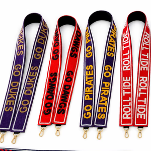 Hot Selling College Team Style Handmade <b>Strap</b> University Sports Fan Custom Multi-Color Beaded Gameday Clear Bag <b>Straps</b> Fashion - Product Image 1