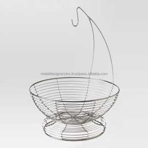Round Banana Hanging Tableware and Kitchenware <b>Storage</b> Fruits <b>Wire</b> <b>Baskets</b> - Product Image 1