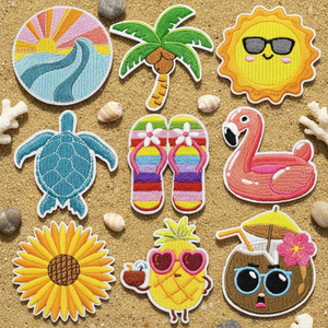 Patch brodé personnalisé tendance, thermocollant ou à coudre, pour vêtements, badges, logos d'uniformes écologiques, patchs chenille mode – Fournisseur - Product Image 6
