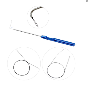 Instrumento Ortopédico Médico Gancho de Sutura para Manguito Rotador Lazo Manual de Acero Inoxidable para Artroscopia de Hombro Clase I ISO13485 - Product Image 3