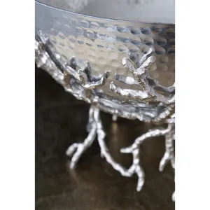 Juego de Tazones Decorativos Modernos Ecológicos de Cerámica con Diseño de Ramas para Frutas y Bocadillos, Estilo Glam, Acabado Pulido Hecho a Mano - Product Image 3