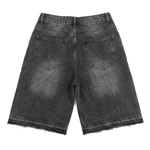 Nueva Oferta: Jorts de Mezclilla para Hombre con Logo Personalizado, Cintura Media, 100% Algodón, Cierre de Cremallera, Estilo Skater, Holgados, Antiarrugas, Transpirables y Ecológicos - Product Image 2
