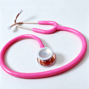 Estetoscopio Acústico de Doble Cabeza Rosa, Manual, para Examen Médico Físico, Uso en Adultos - Product Image 3