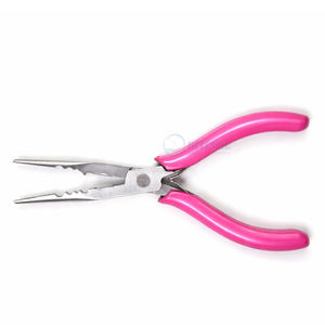 Alicates Profesionales de Acero Inoxidable Multiusos para Extensiones de Cabello, Herramienta para Aplicar y Remover Anillos Nano y Micro - Product Image 1