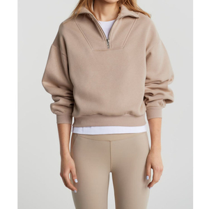 Sudadera Deportiva de Manga Larga con Media Cremallera para Mujer, Transpirable, para Correr, Entrenamiento, Fitness - Product Image 5