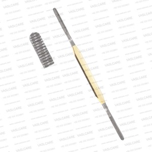 Râpe à rhinoplastie double extrémité en carbure de tungstène McCollough Twist Fomon 8-1/2" (21,5 cm) – Instruments de chirurgie plastique ORL - Product Image 3