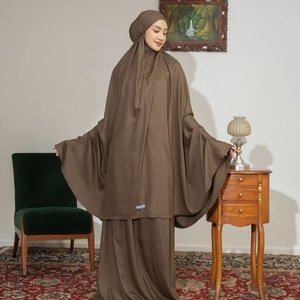 Robe de prière musulmane pour femmes en rayonne 100% de qualité supérieure, douce et respirante, hijab abaya mukena, vêtements islamiques, vente en gros, vêtements modestes - Product Image 1