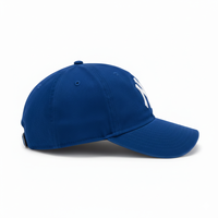 Gorra de Béisbol Bordada en 3D en Azul Rey, de Algodón Suave, Ajustable, Unisex, Esencial para Actividades al Aire Libre y Ropa Urbana