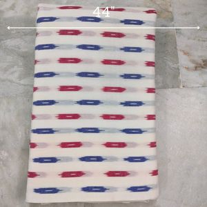 Tissu Ikat noué à la main en coton |   Textile tissé artisanal traditionnel, lavable et respectueux de l'environnement, pour vêtements et décoration intérieure - Product Image 4