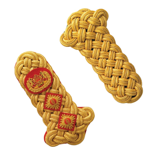 Épaulettes cordées personnalisées en usine, meilleur matériau, nouvelle arrivée pour accessoires d'uniforme - Product Image 3