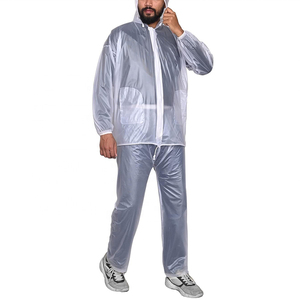 <b>Rain</b> Suit Waterproof <b>Rain</b> Suit <b>Jacket</b> and Pants Set Lightweight Breathable Windproof Outdoor Rainwear OEM Bulk Supply - Product Image 5