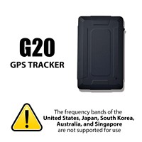 Traceur GPS portable 4G20, localisateur de véhicule sans fil 4G avec design compact et suivi en temps réel