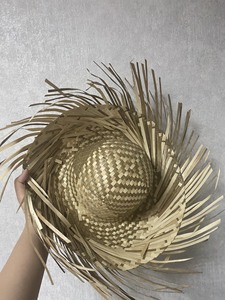 Chapeau Sombrero Mexicain Unisexe en Herbe Naturelle, Réglable, à Large Bord Rayé, Décontracté, pour Cyclisme, Fête du Cinco de Mayo, Pêche, Sport, avec Ruban - Product Image 6