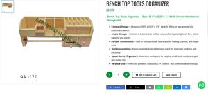 <b>Bench</b> Top <b>Tools</b> Organizer Large Multi Drawer Storage Unit for Jewelry <b>Tools</b> Jewellery <b>Tools</b> | Item No GS-117E - Product Image 3
