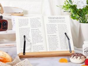 Support de livre personnalisé, porte-recettes sur mesure, décoration de cuisine, support pour livre de recettes, cadeau de fête des mères, cadeau de pendaison de crémaillère - Product Image 3