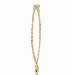 Pearluxe Spark Diamond <b>Adjustable</b> <b>Bracelet</b> 1.251 Carats 9 Stones 9k 14k 18k Yellow Rose White Gold Luxury Large Stone 9 Pcs - Product Image 2