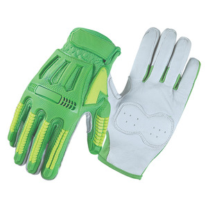 ถุงมือช่างหนังวัวแท้ลายเม็ดหนัง พร้อมซับใน Nomex ป้องกันงานอุตสาหกรรม ป้องกันการบาด ทนความร้อน ทนแรงกระแทก - Product Image 1