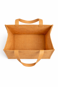 Extra Large Jute Tote <b>Bag</b> with <b>Long</b> Handles Eco Friendly Reusable Shopping Grocery <b>Bag</b> Custom Logo - Product Image 2