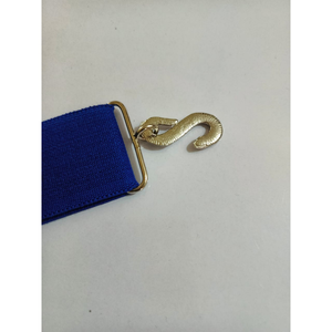 Elegant Masonic Blue Lodge Apron for Freemasons Embroidered Officer Regalia with Adjustable Waist Belt - Product Image 3