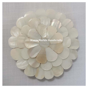 Miroir en nacre de qualité supérieure indien fabriqué à la main, aspect moderne poli et brillant, utilisé pour un cadeau d'affaires. - Product Image 1