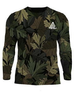 Camisa de Pesca Unisex de Manga Larga con Protección UV UPF 50, 100% Poliéster, Cuello Redondo, Estampada, de Secado Rápido - Product Image 2