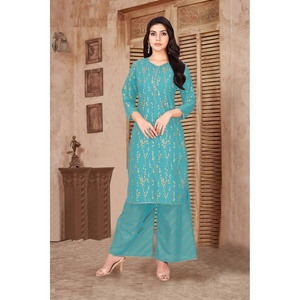 งานพิมพ์ฟอยล์เรยอนแฟนซีพร้อมท้องฟ้าพาลาซโซ - Product Image 1