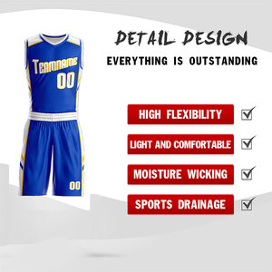 Men Basketball Uniform <b>Set</b> Custom Team Name and Number Basketball Jersey Breathable Quick Dry Team Sports Uniform - Product Image 3