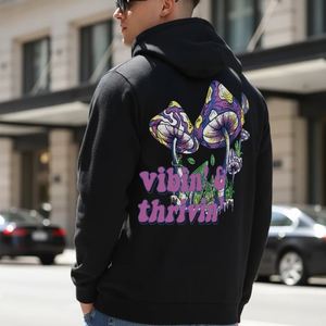 Sudadera con Capucha Personalizada de Otoño e Invierno para Hombre y Mujer, Algodón de Alta Calidad, Talla Grande, Sin Cordón, Estampado Personalizado - Product Image 5