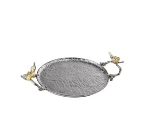 Plateau de service traditionnel en acier inoxydable pour les douceurs indiennes, les offrandes festives, les repas quotidiens, l'hôtellerie, les cadeaux, les usages religieux - Product Image 3