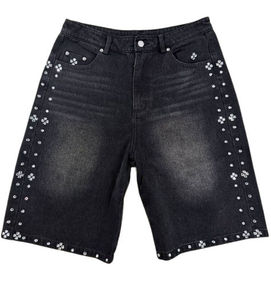 Men <b>Light</b> Blue Ripped Denim Shorts Summer Thin Five <b>Points</b> Pants Fashion Brand Straight Slim Fit 5 Length Mid Trousers - Product Image 4