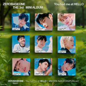 ZEROBASEONE - Me ganaste con HELLO / 3RD MINI ALBUM (versión DIGIPACK) RICKY - Product Image 3