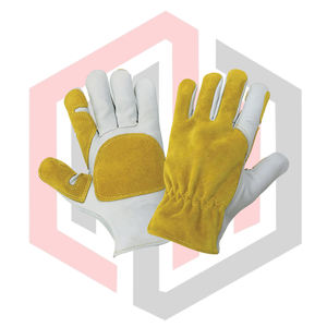 Gants de conduite en cuir de vachette de qualité supérieure, paume en cuir antidérapante, résistants aux déchirures, respirants, sans silicone, couleur et logo personnalisés - Product Image 1