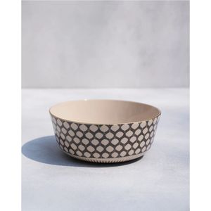 Tazón de madera de mango con revestimiento de esmalte ecológico, tazón de ensalada de madera de la serie Botanical de lujo, precio de fábrica, tazones esmaltados para ensalada - Product Image 4