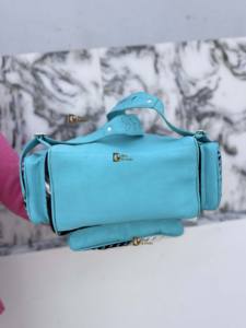 Sac à dos en cuir de vachette, dernière arrivée, couleur turquoise, unisexe, magnifique, design artisanal, multi-usages - Product Image 5