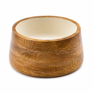 Bol à salade en bois de manguier émaillé fait main, sûr pour les aliments, bol de service en bois pour salade, riz, collations, cuisine, table à manger, décoration de la maison - Product Image 1