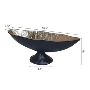 Frutero plateado con diseño clásico, plato de metal pulido para servir, para la mesa del hogar, tazones decorativos para frutas y aperitivos - Product Image 4