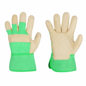 Guantes de Trabajo de Piel de Vacuno de Primera Calidad, Forro de Felpa de Algodón Cómodo, Palma Reforzada - Product Image 4