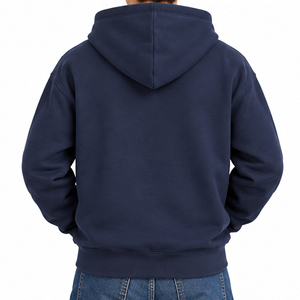 Sweats à capuche zippés unisexe 450 GSM, style streetwear, vente en gros pour les boutiques de détail et les marques personnalisées - Product Image 6