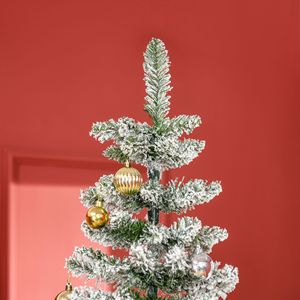 Albero di Natale Artificiale in Pino Sottile Non Illuminato da 2,3 m, Rami Realistici con 668 Punte, Effetto Neve - Product Image 2