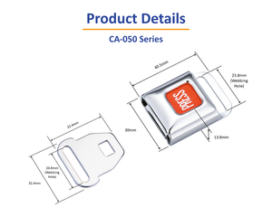 หัวเข็มขัดแบบกด CA-05 ซีรีส์ แกนเหล็ก สำหรับระบบสายรัดนิรภัยสำหรับรถแข่งออฟโรด - Product Image 2