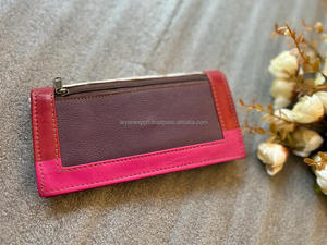 Bolso de mano con estampado de animales para mujer, Cartera de piel auténtica hecha a mano con estampado de animales, multicolor, elegante y rechoncho, multiusos, tarjetero ATM - Product Image 6