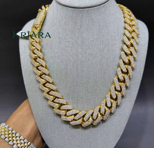S925 <b>Silver</b> Rhodium Plated <b>Chain</b> Necklace Round Brilliant Cut Lab Grown Diamond Prong Setting Unisex Luxury Everyday Wear - Product Image 4