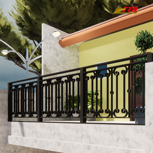Barandillas Decorativas de Hierro para Balcón: Soluciones de Seguridad Metálicas Resistentes y Elegantes que Complementan la Arquitectura de su Hogar de Lujo - Product Image 1