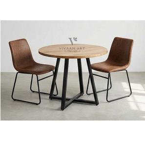 Ensemble de table à manger en bois massif moderne et écologique avec des chaises élégantes pour la maison, les restaurants, les cafés et les espaces hôteliers - Product Image 5