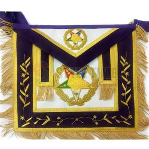 Delantal Masónico Formal con Construcción Duradera, Forro Suave y Diseño Tradicional para Funciones de Logia - Product Image 4