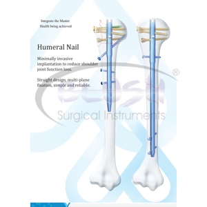 Clavo Intramedular Ortopédico Multibloqueo Interconectable para Húmero, Implantes y Materiales de Intervención de Blush Surgical - Product Image 6