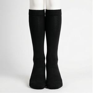 Chaussettes de compression anti-ampoules pour la voûte plantaire et la cheville, montantes, respirantes, durables, souples, couleur personnalisable, adaptées au softball et au football, à porter en paire - Product Image 1